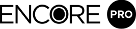 Linked text logo reading Encore Pro