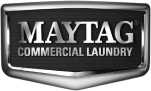 Linked text logo reading Maytag Commercial Laundry